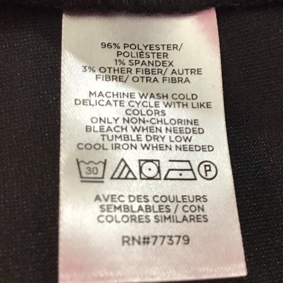 Ann Taylor Black Shimmer Pleated Mockneck NEW - Picture 3 of 10